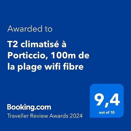 Apartment T2 Climatise A Porticcio, 100m De La Wifi Fibre Porticcio (Corsica)
